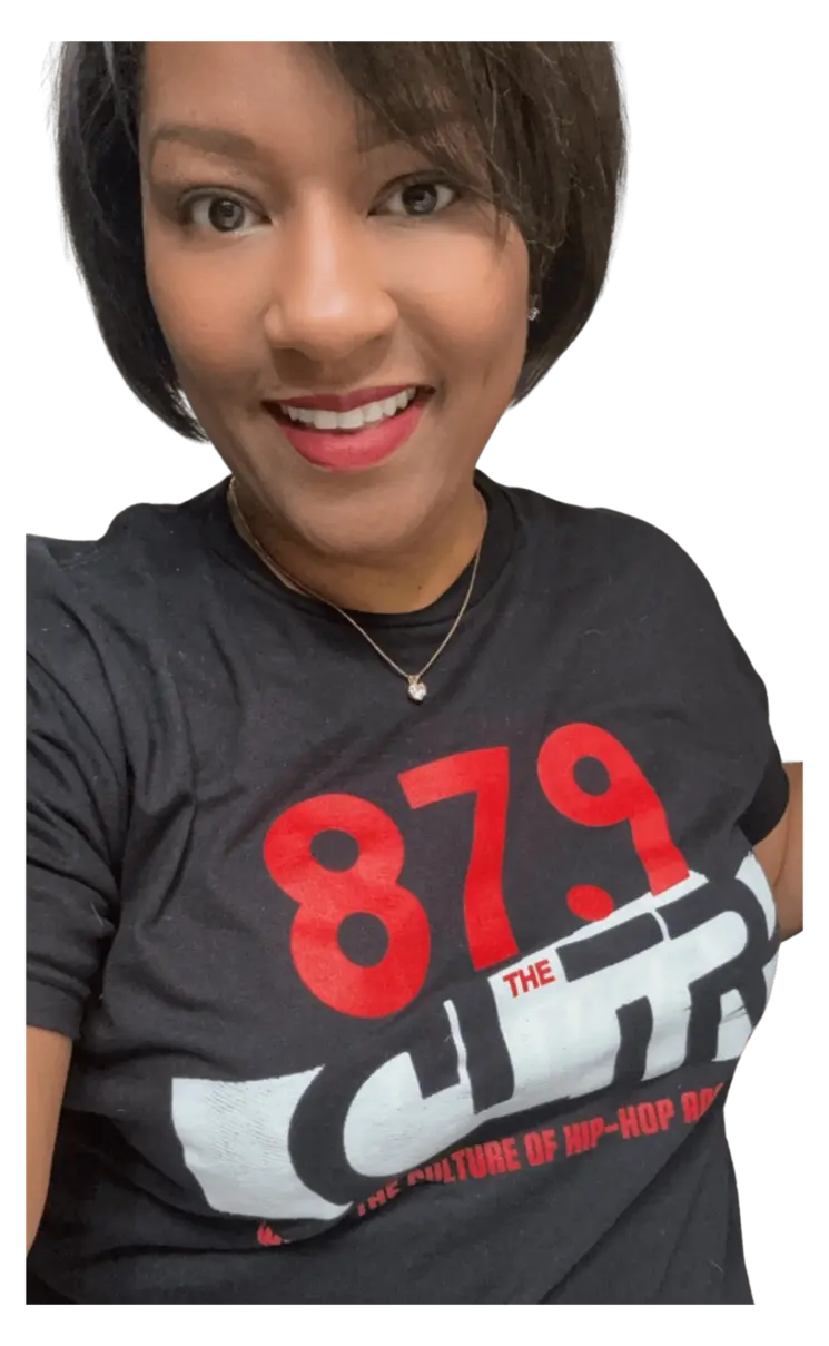 One of 87.9 The Culture's DJs, DJ Silky Slim.